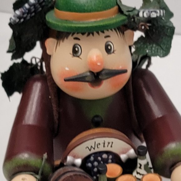 holz knoddl by Kathe Wohlfahrt Roving German Wine Merchant Only Top Decorate - Picture 14 of 16